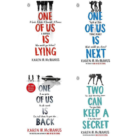 One of Us Is Lying + One of Us Is Next + Two Can Keep a Secret + One of Us Is Back (Combo) - BooksAdora
