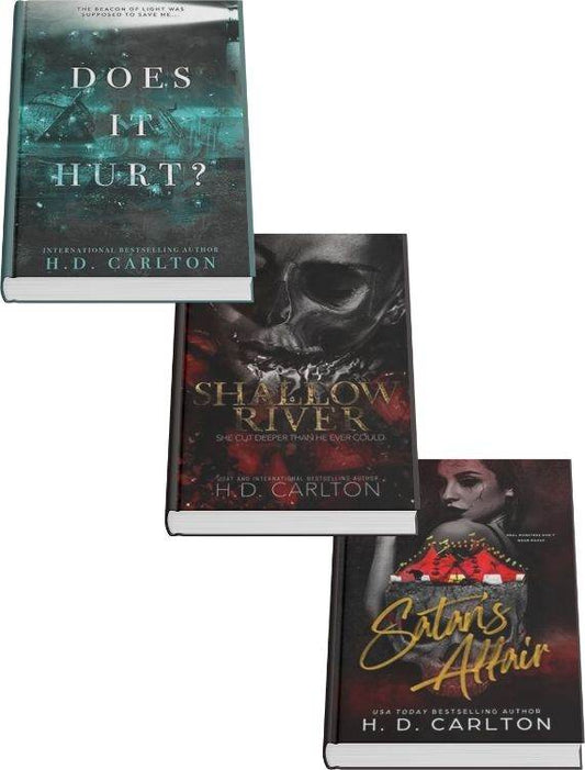 SATAN'S AFFAIR + SHALLOW RIVER + DOES IT HURT? By H.D. Carlton (COMBO) - BooksAdora