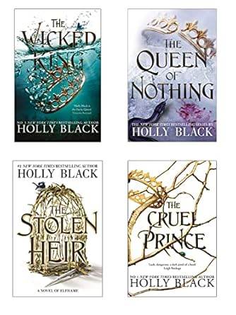 THE CRUEL PRINCE + THE WICKED KING + THE QUEEN OF NOTHING + THE STOLEN HEIR (Combo) By Holly Black - BooksAdora