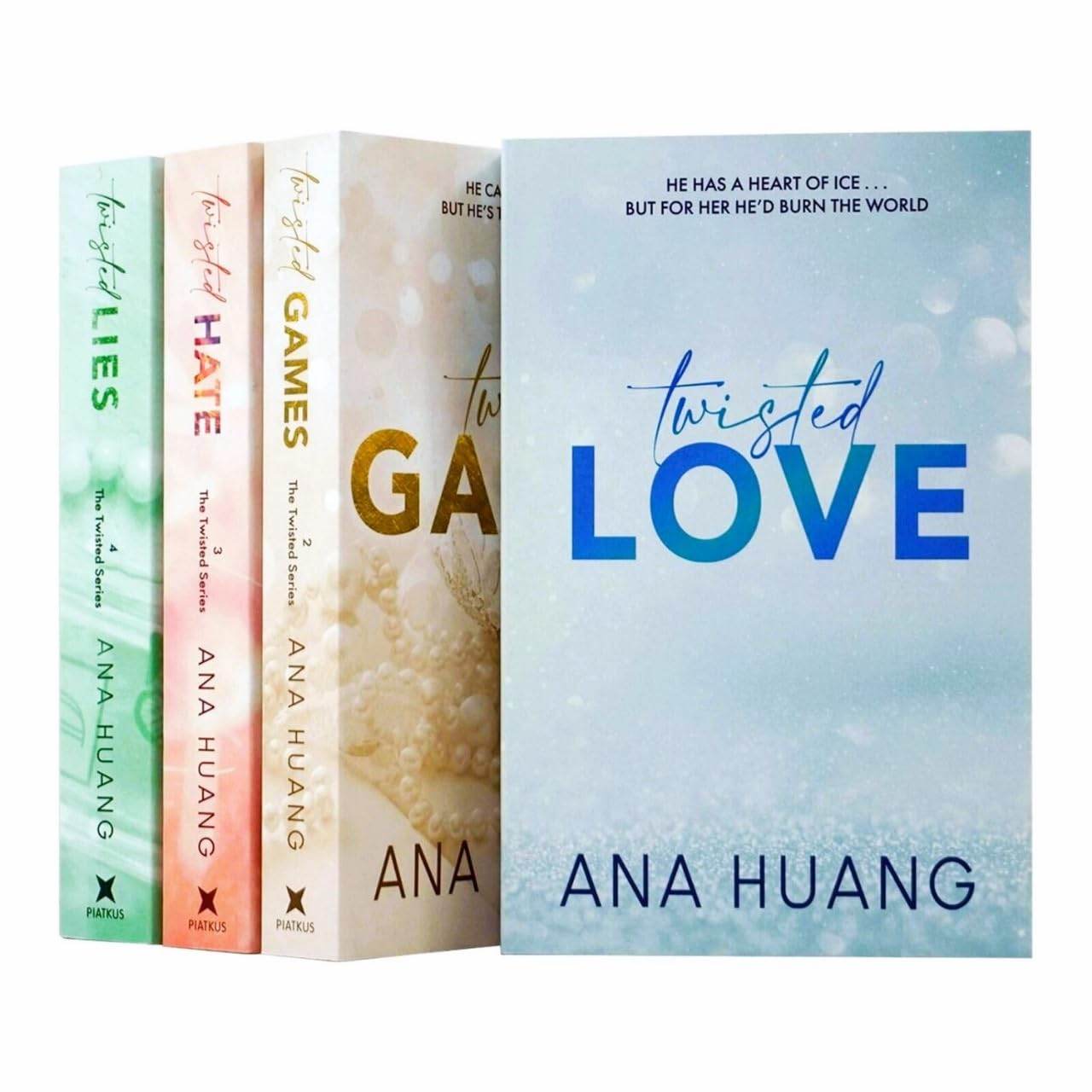 TWISTED HATE + TWISTED LOVE + TWISTED GAMES + TWISTED LIES By Ana Huang (Combo) - BooksAdora