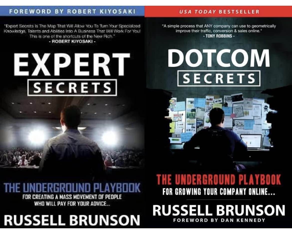 DotCom Secrets + Expert Secrets (Combo) by Russell Brunson - BooksAdora