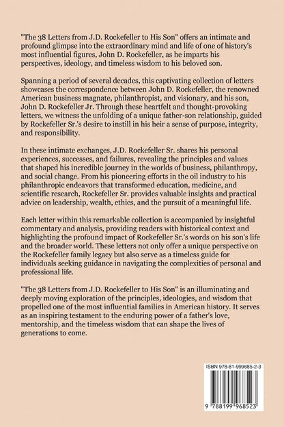 The 38 Letters from J.D. Rockefeller to his son - BooksAdora