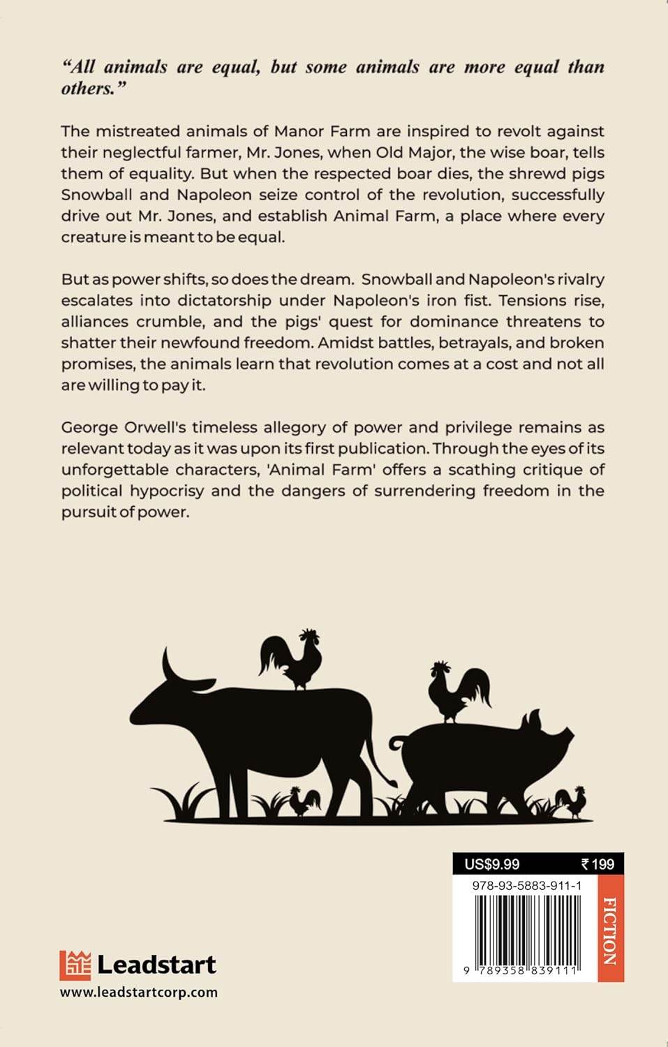 Animal Farm by George Orwell by George Orwell - BooksAdora