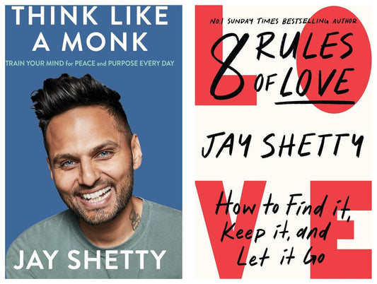 8 Rules of Love & Think like a monk (Combo) by Jay Shetty - BooksAdora