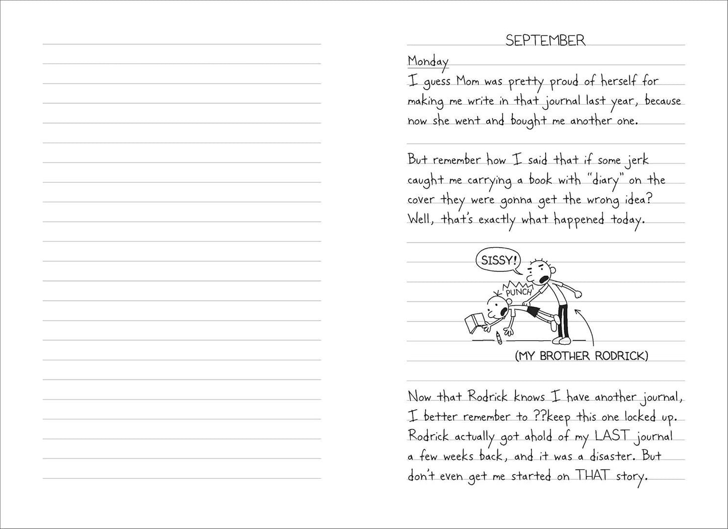 Diary of a Wimpy Kid: Rodrick Rules (Book 2) by Jeff Kinney - BooksAdora