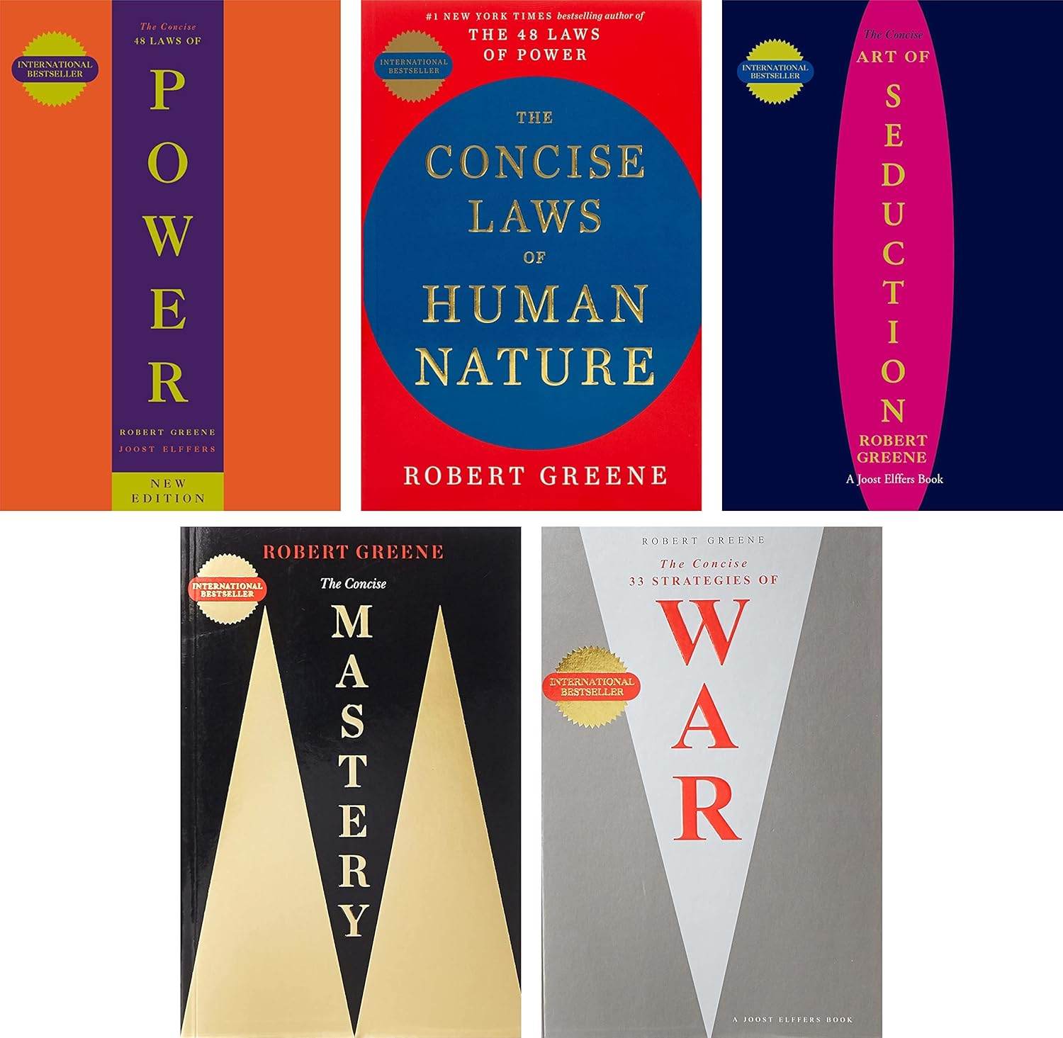 48 Laws of Power + The Art of Seduction + Mastery + The Laws of Human Nature + The daily laws by Robert Greene (Combo) - BooksAdora