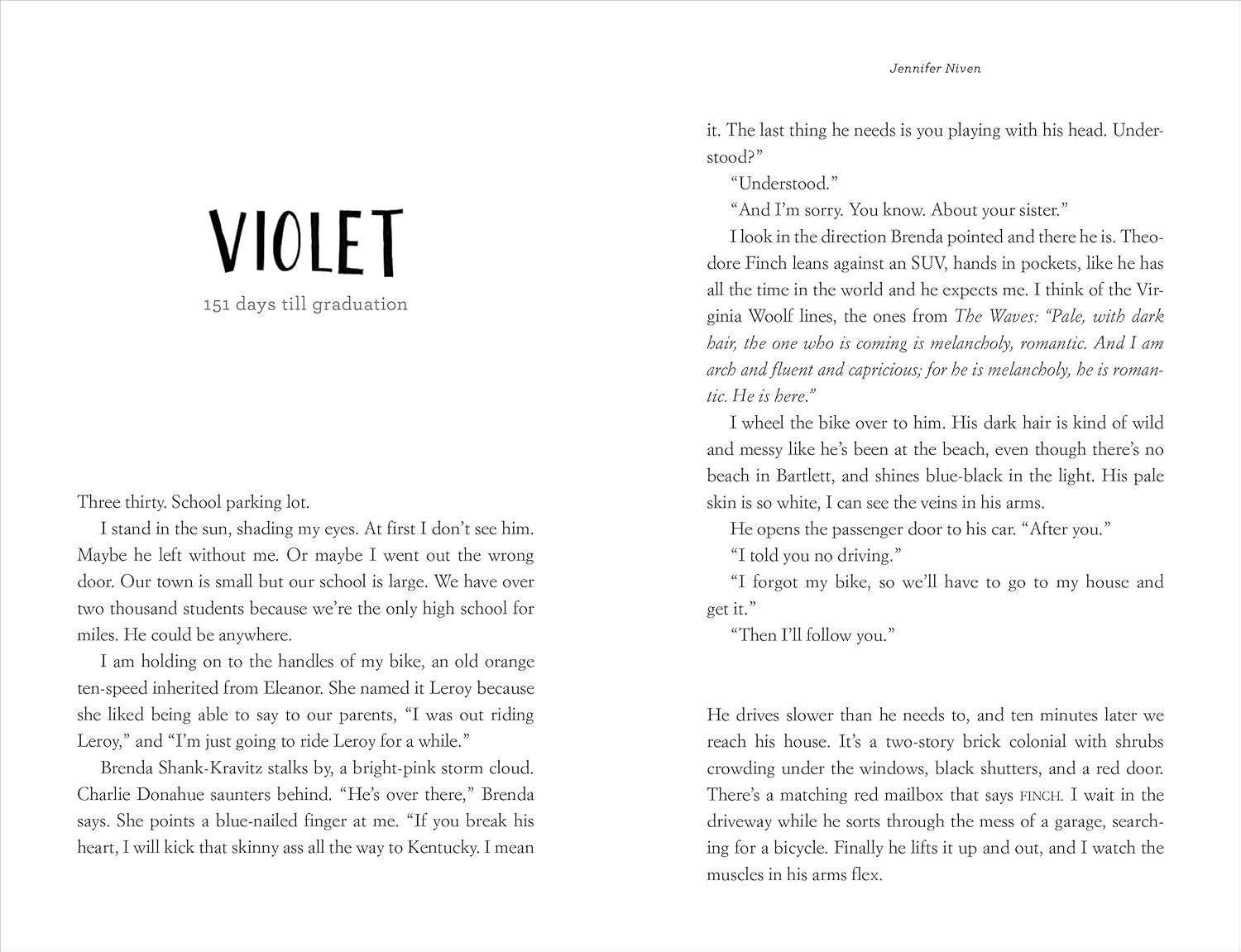All the Bright Places by Jennifer Niven - BooksAdora