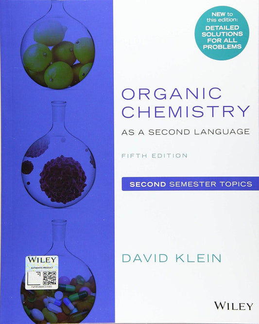 Organic Chemistry as a Second Language By David R. Klein - BooksAdora