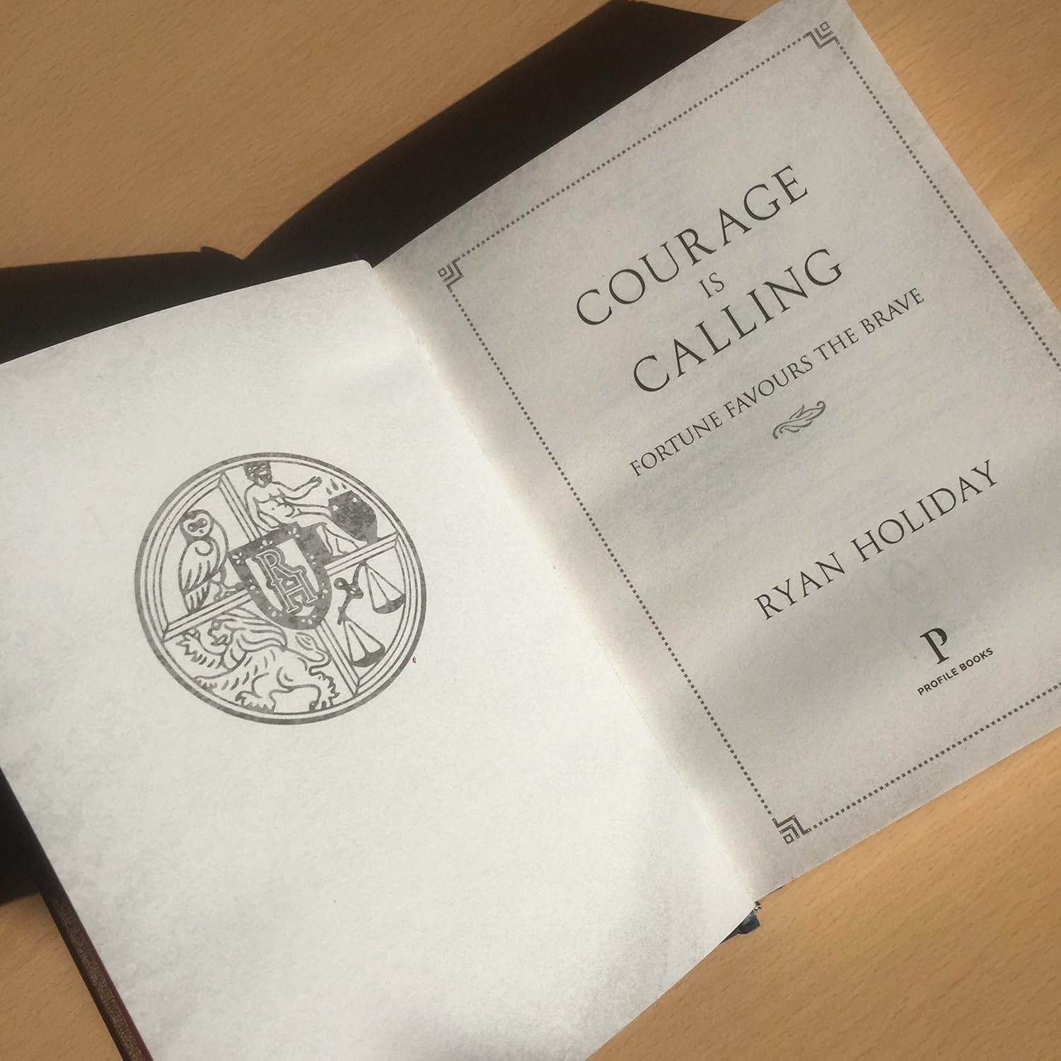 COURAGE IS CALLING by Ryan Holiday - BooksAdora