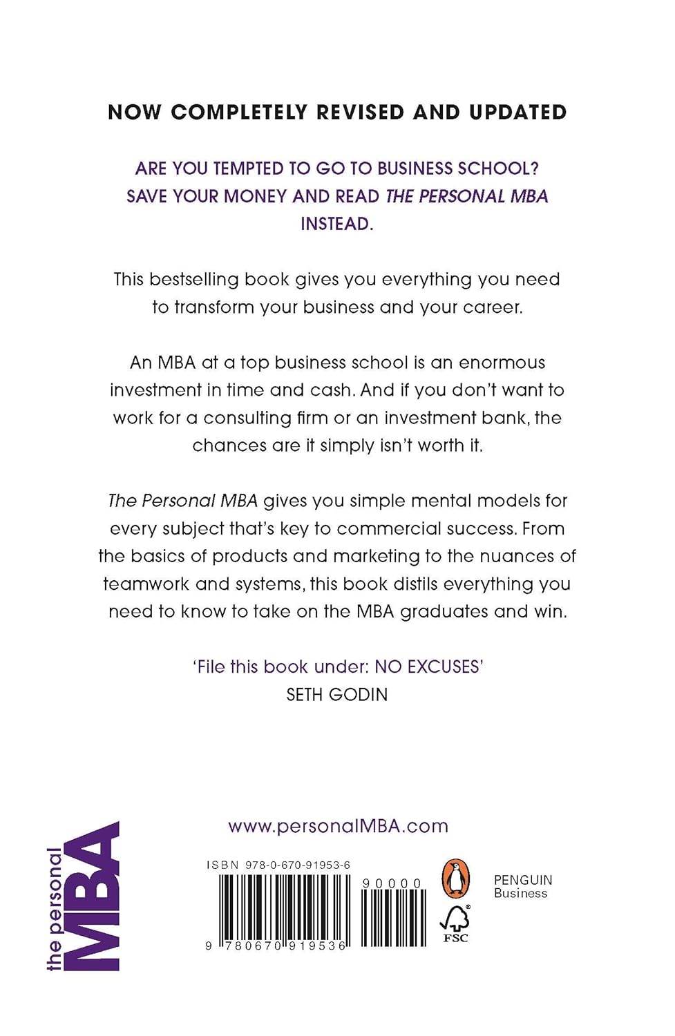 The Personal MBA By Josh Kaufman - BooksAdora