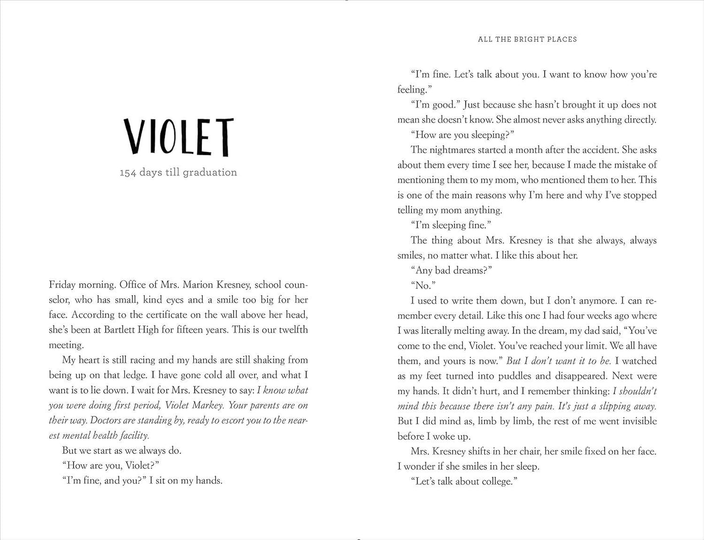All the Bright Places by Jennifer Niven - BooksAdora