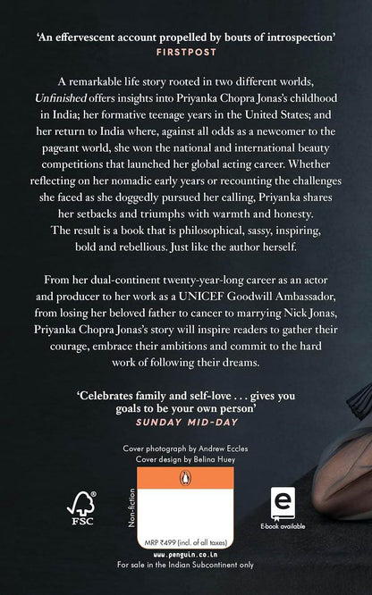 Unfinished by Priyanka Chopra Jonas - BooksAdora