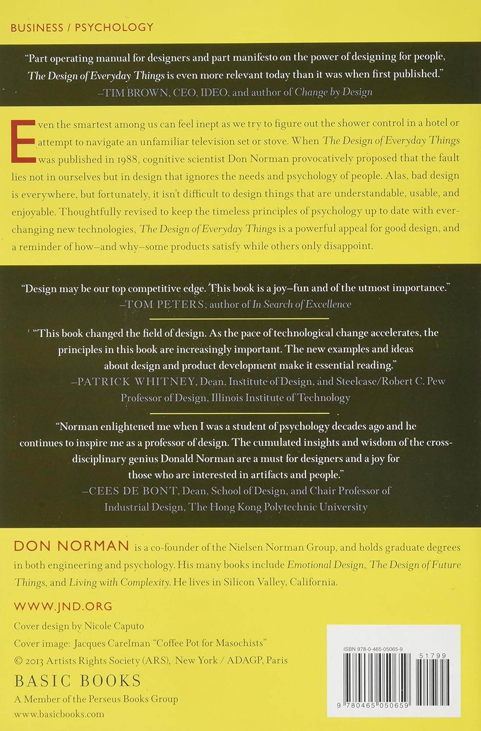 THE DESIGN OF EVERYDAY THINGS by Don Norman - BooksAdora