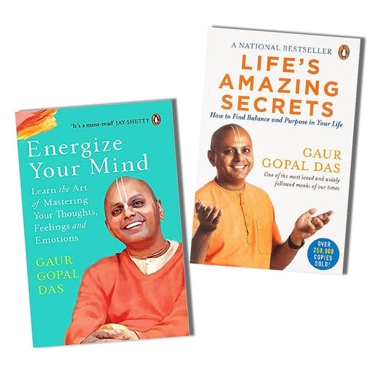 Life amazing secret & Energize your mind (Combo) by Gaur Gopal Das - BooksAdora