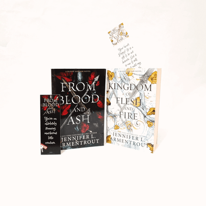 A Kingdom of Flesh and Fire + From Blood and ash - BooksAdora