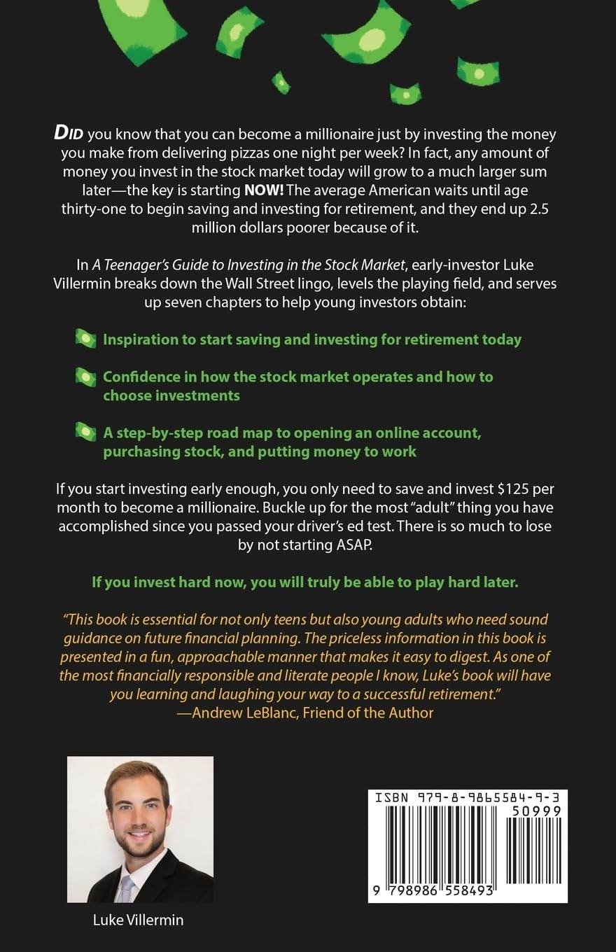 A Teenager's Guide to Investing in the Stock Market by Luke Villermin - BooksAdora