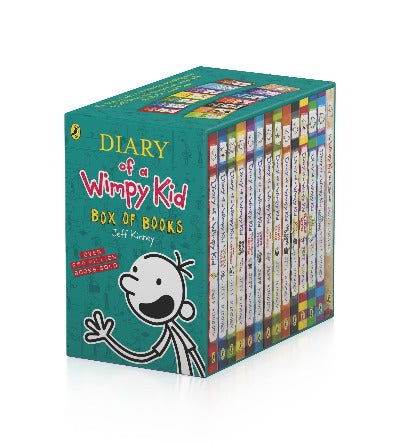 Diary of a Wimpy Kid - Box of Books (14 books) - BooksAdora