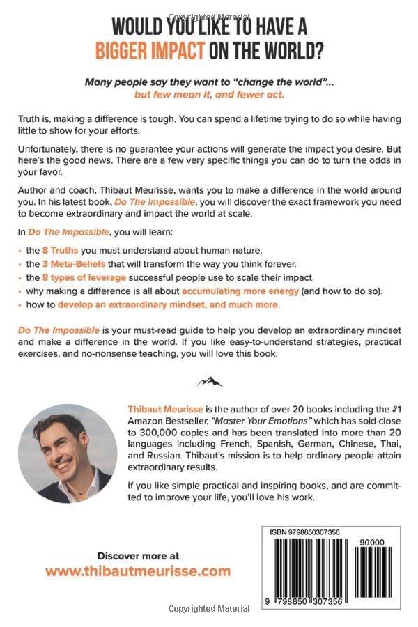 Do The Impossible: How to Become Extraordinary and Impact the World at Scale - BooksAdora
