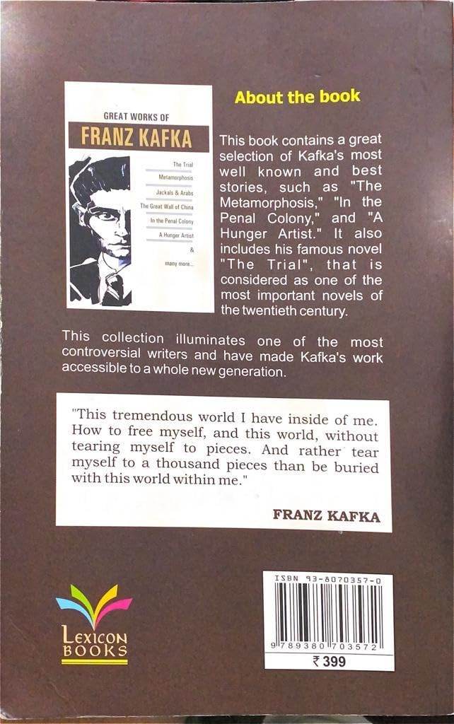 Great Works of Franz Kafka - BooksAdora