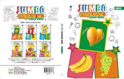 Green (Jumbo Colouring Book) - BooksAdora