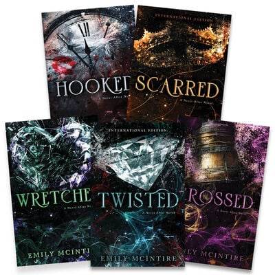 Hooked + Scarred + Wretched + Twisted + Crossed : Never After Series by Emily Mcintire - BooksAdora