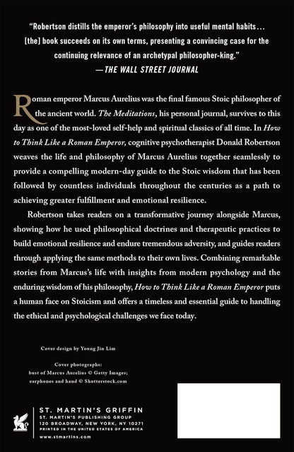 How to Think Like a Roman Emperor by Donald J. Robertson - BooksAdora