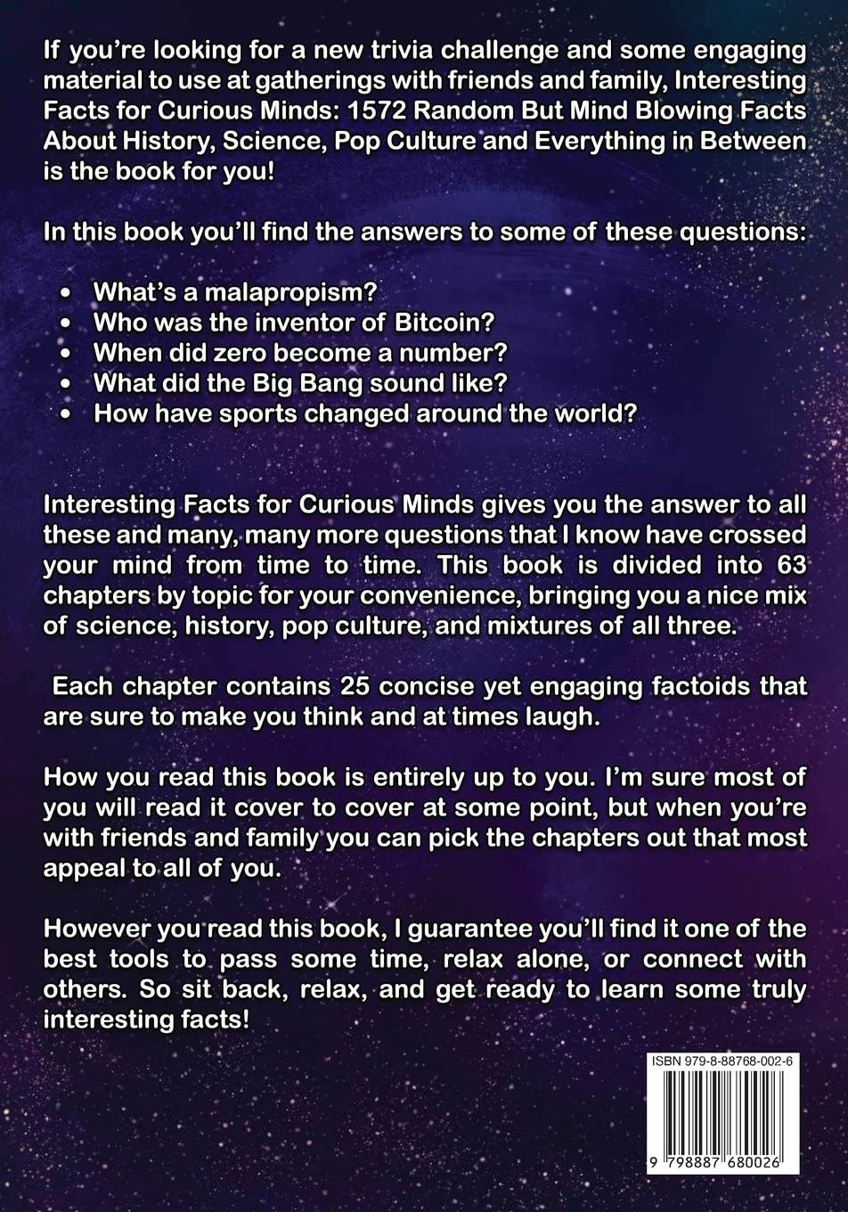 Interesting Facts For Curious Minds - BooksAdora