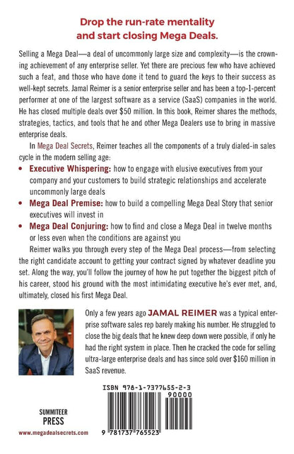 MEGA DEAL SECRETS: How to Find and Close the Biggest Deal of Your Career - BooksAdora