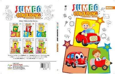 Orange (Jumbo Colouring Book) - BooksAdora