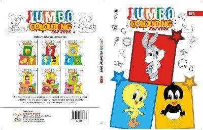 Red (Jumbo Colouring Book) - BooksAdora