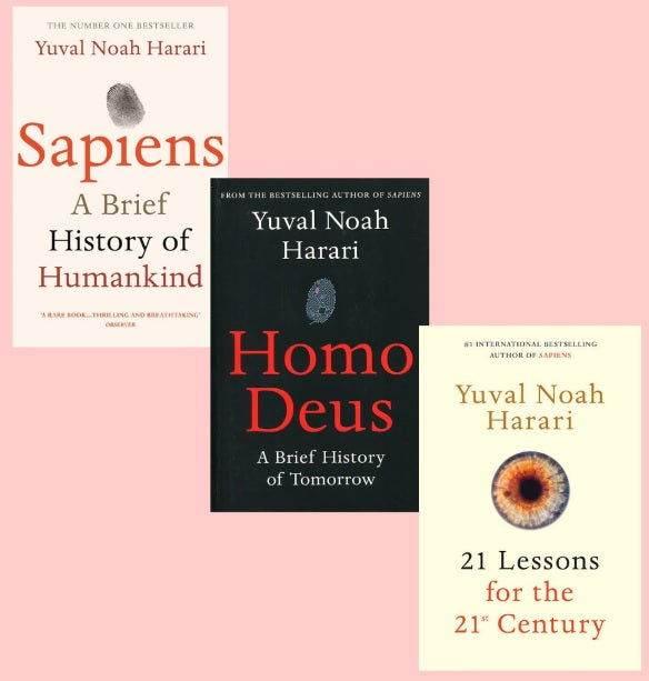 Sapiens + Homo Deus + 21 Lessons for 21st Century (Combo) - BooksAdora