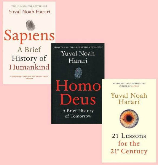 Sapiens + Homo Deus + 21 Lessons for 21st Century (Combo) - BooksAdora