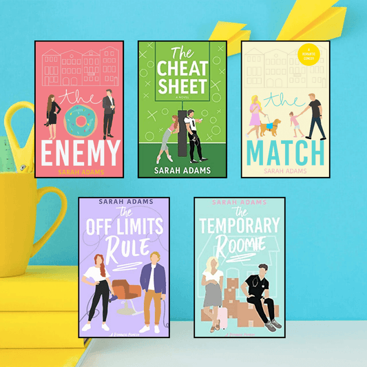 The Enemy + The Cheat Sheet + The Match + The Temporary Roomie + The Off Limits Rule (Combo) By Sarah Adams - BooksAdora