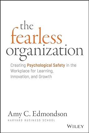 The Fearless Organization by Amy C. Edmondson - BooksAdora