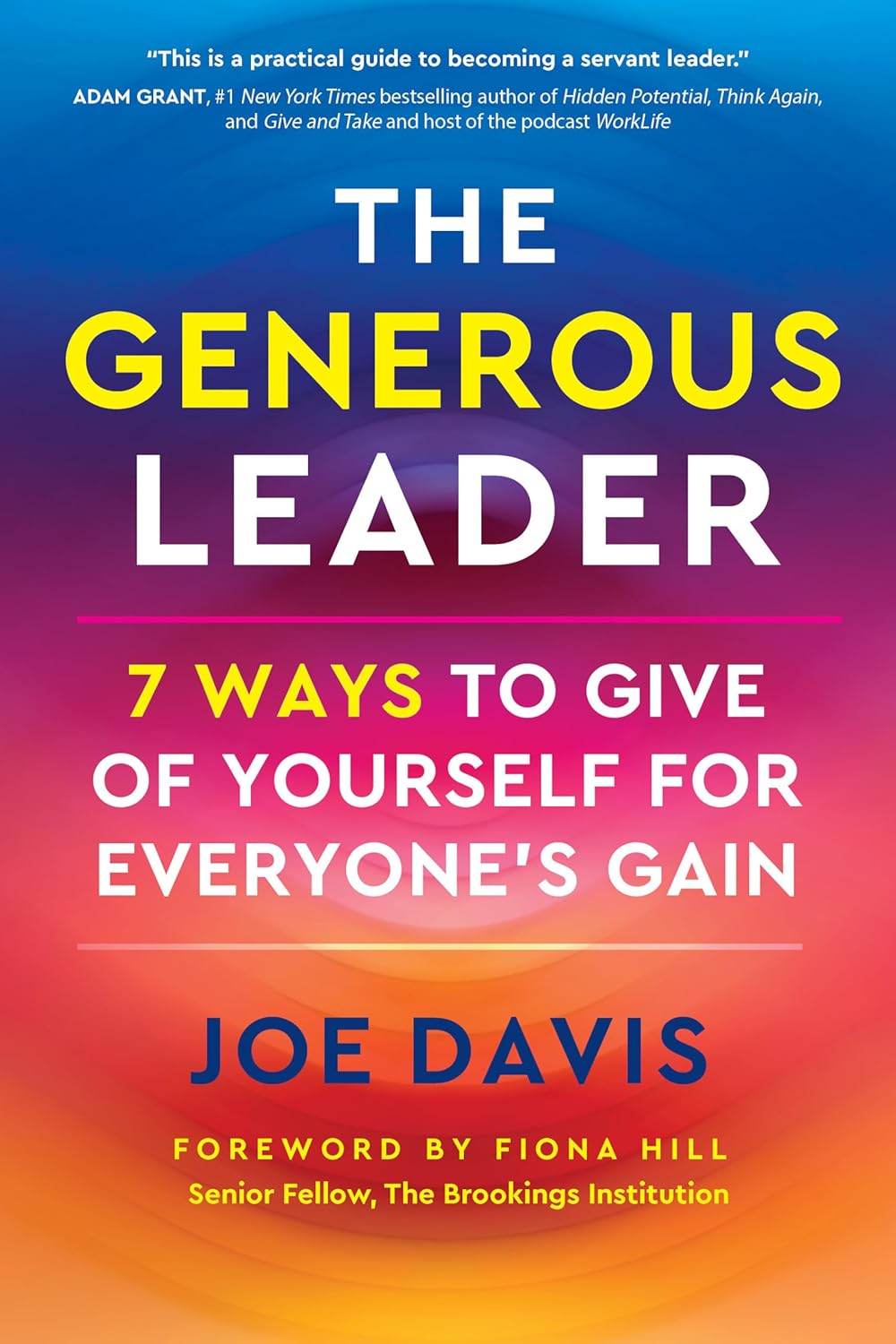 The Generous Leader by Joe Davis - BooksAdora