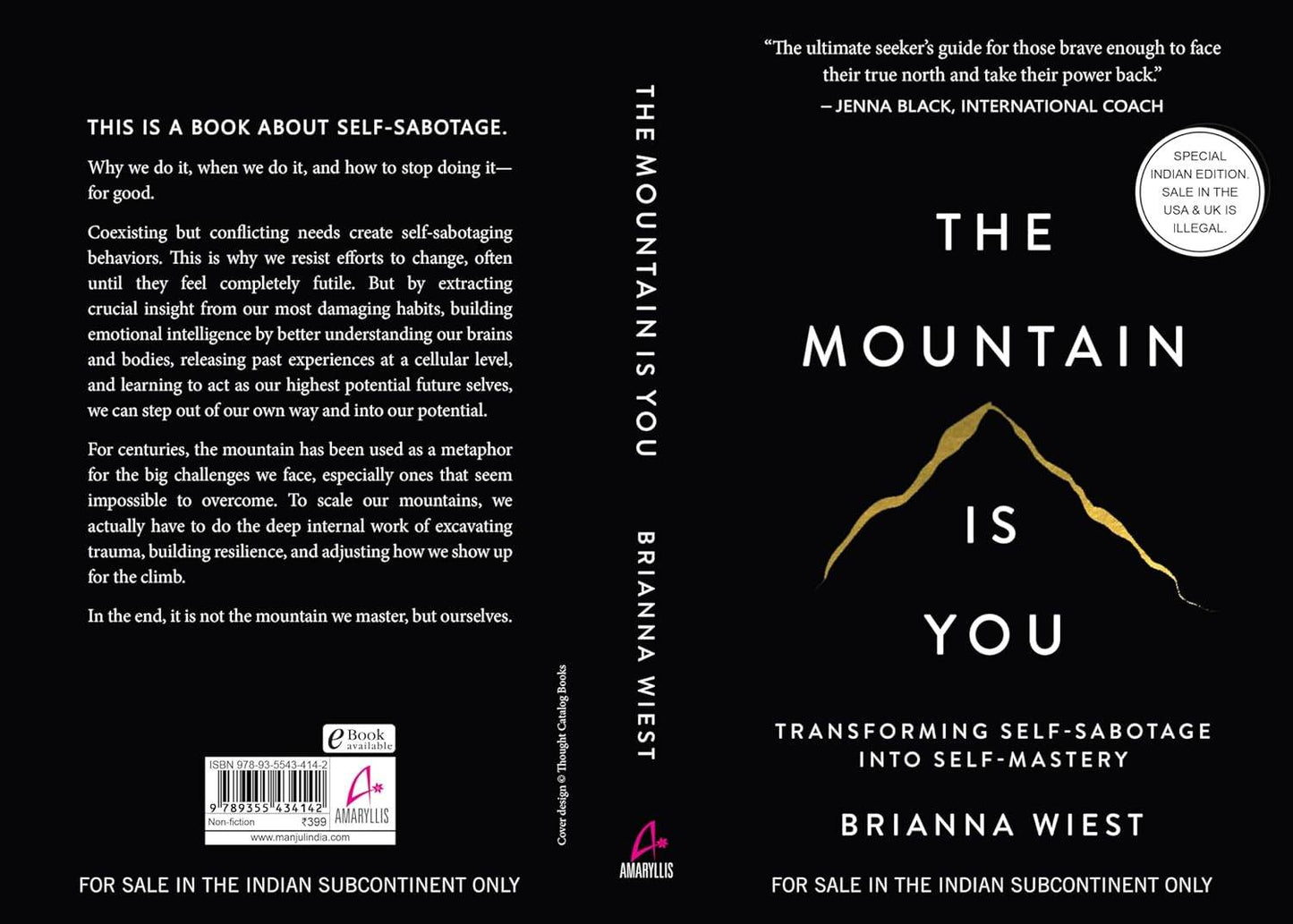 The Mountain Is You (paperback) - Brianna Wiest - BooksAdora