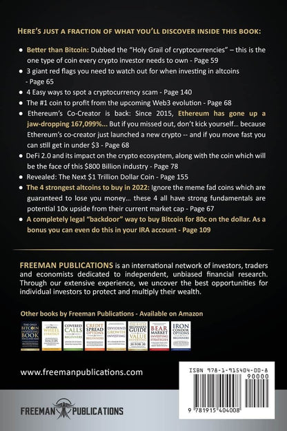 The Only Cryptocurrency Investing Book You'll Ever Need by Freeman Publications - BooksAdora