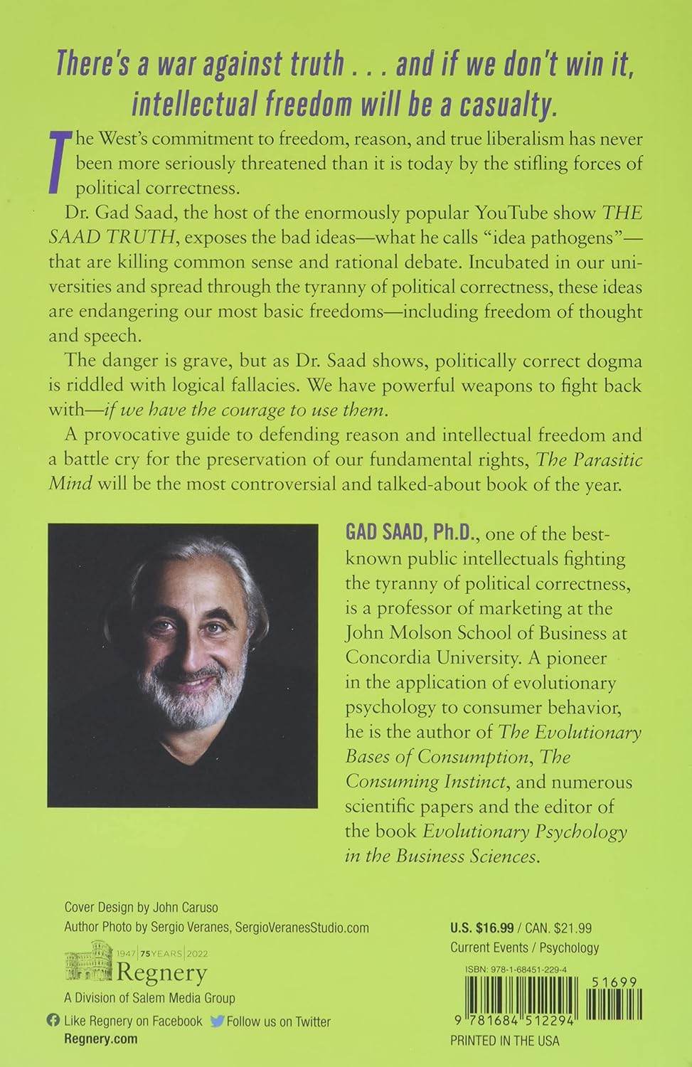 The Parasitic Mind by Gad Saad - BooksAdora