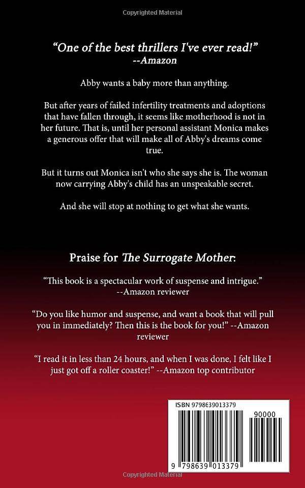 The Surrogate Mother: An addictive psychological thriller by Freida McFadden (Author) - BooksAdora