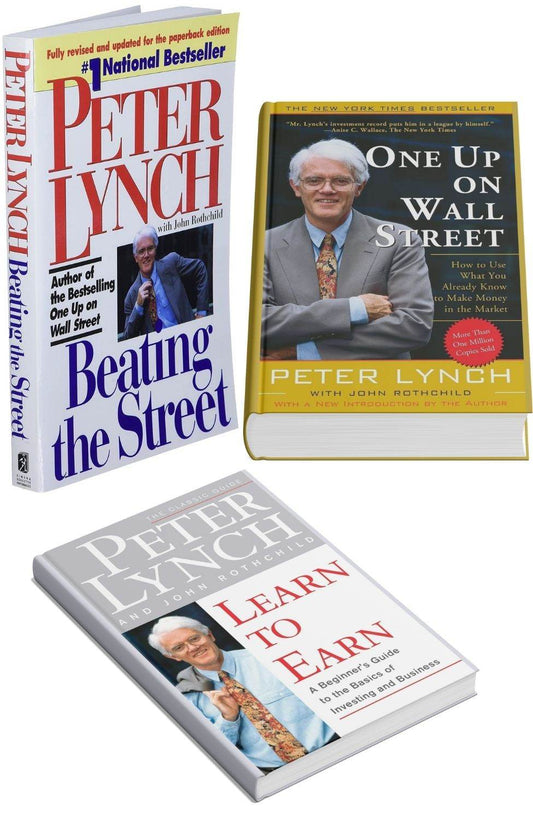 Learn To Earn & One On Wall Street & Beating The Street (Combo) by Peter Lynch - BooksAdora