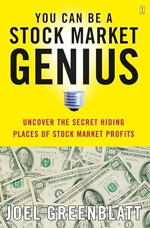 YOU CAN BE A STOCK MARKET GENIUS by Joel Greenblatt - BooksAdora