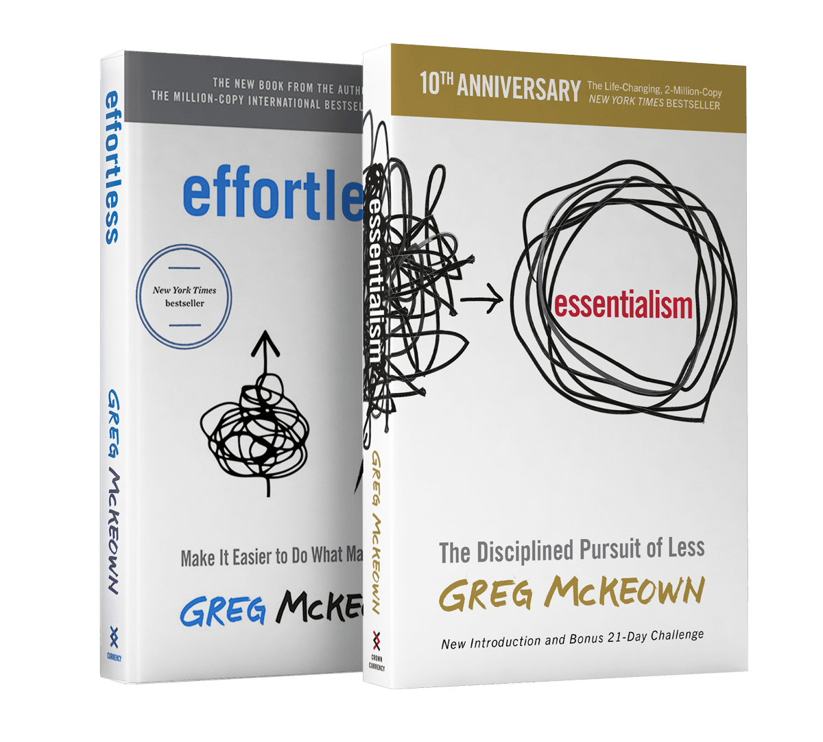 Essentialism + Effortless (Combo) by Greg McKeown - BooksAdora