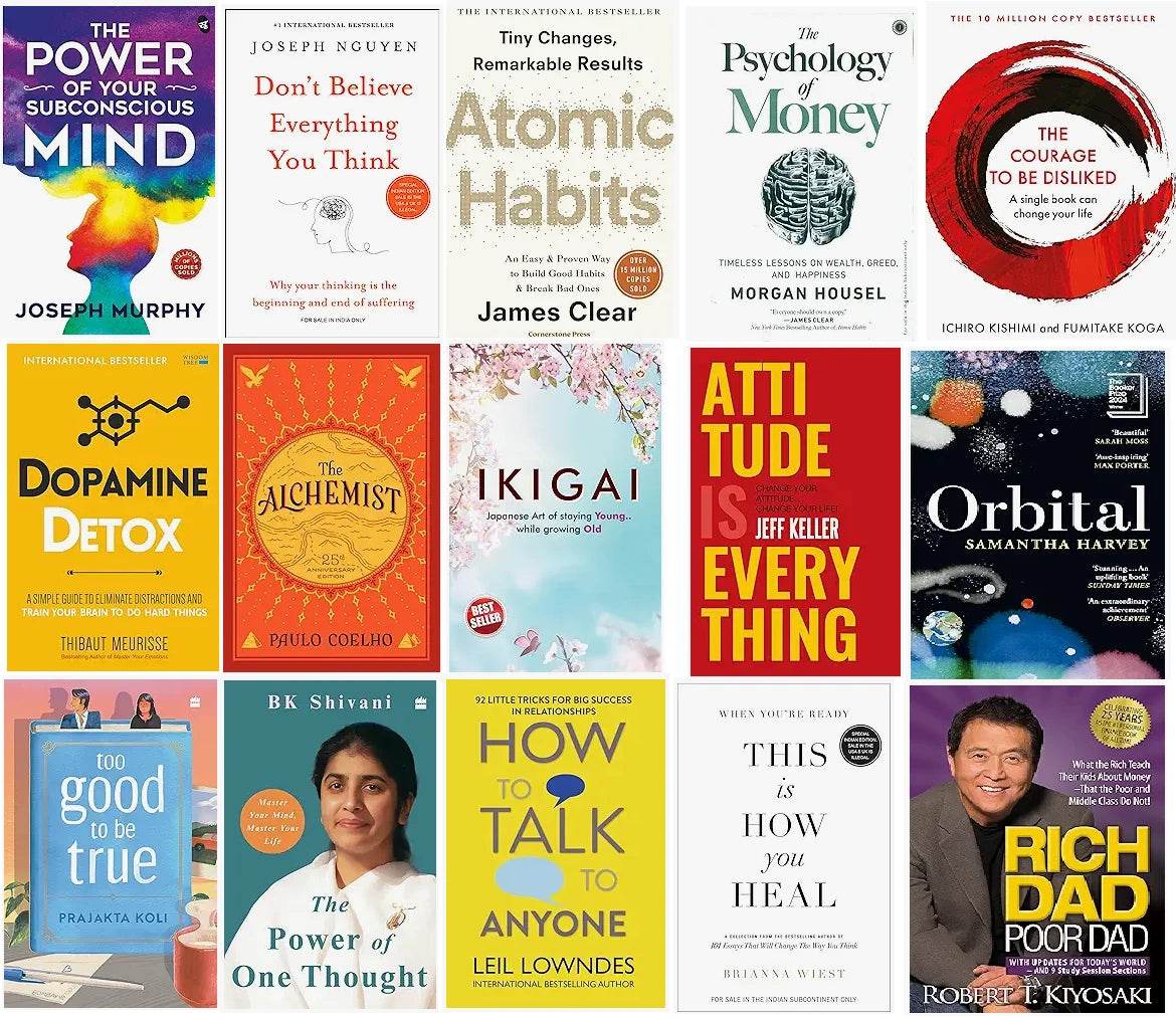 Top 15 Bestseller Books (Combo) - BooksAdora